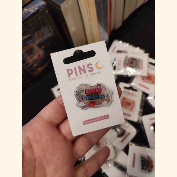 Pin "Books Are My Therapy"